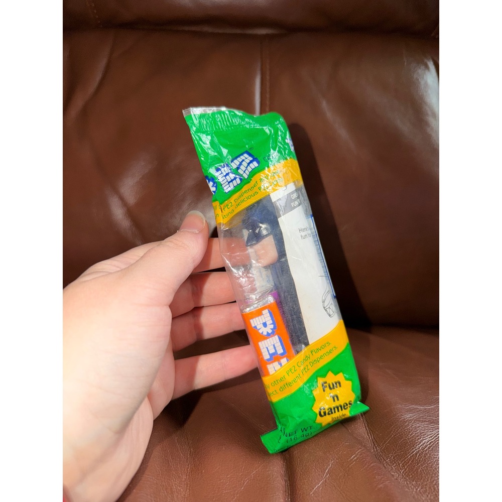 Vintage Batman PEZ Dispenser Factory Sealed Original Bag DC Comicsโ Blue Cowl